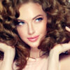 woman curls