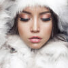 woman fur