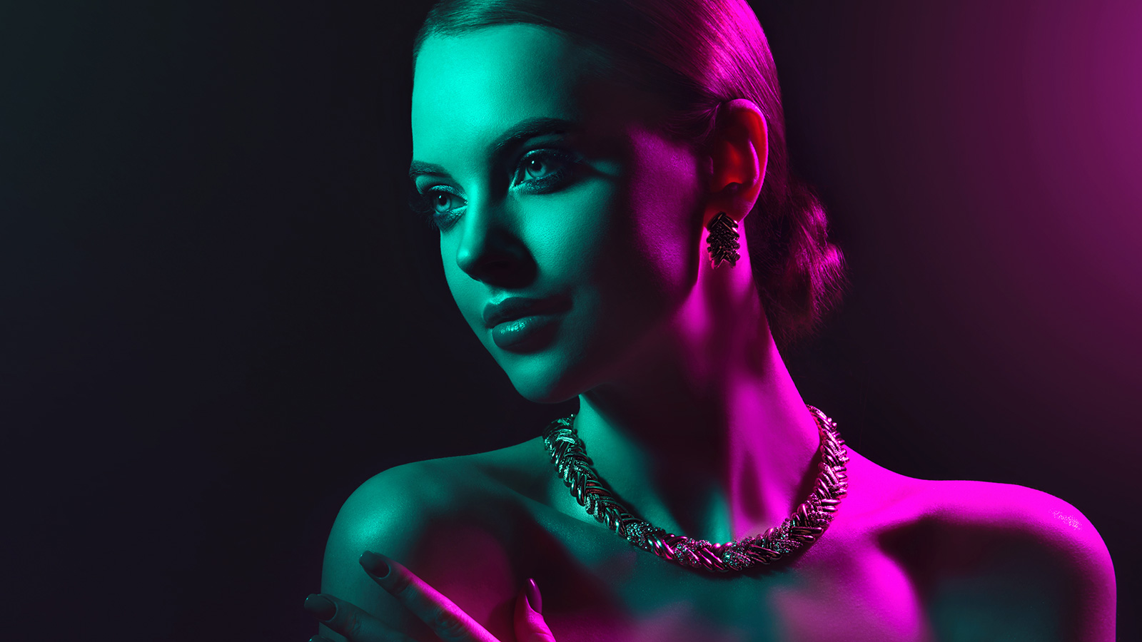 woman neon